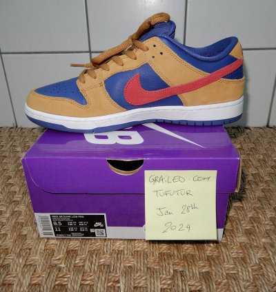 Nike Sb Dunk Low Reverse Papa Bear 2021 9 5 Us Men