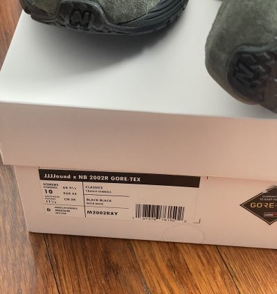 New Balance 2002r Gore-tex Jjjjound Pine Size 10