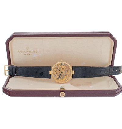 Patek Philippe Skeleton 3878 18k 31mm Watch