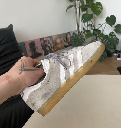 Adidas Gazelle Hype Low Sneakers Gray Casual Streetwear