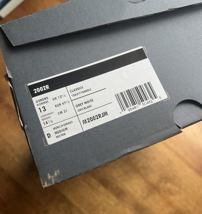 New Balance 2002r Grey White