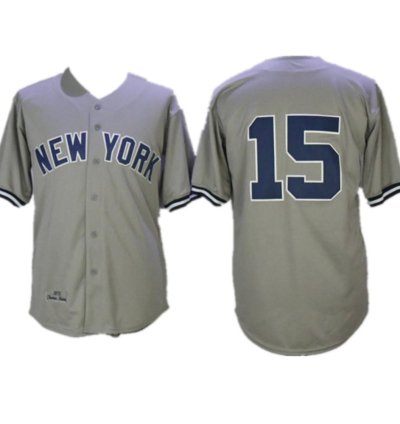 New York Yankees Thurman Munson Gray 1973 Throwback Jersey