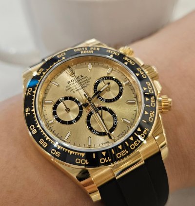 Rolex Daytona Unworn 2024 Daytona Champagne Dial Oysterflex 126518ln-0010