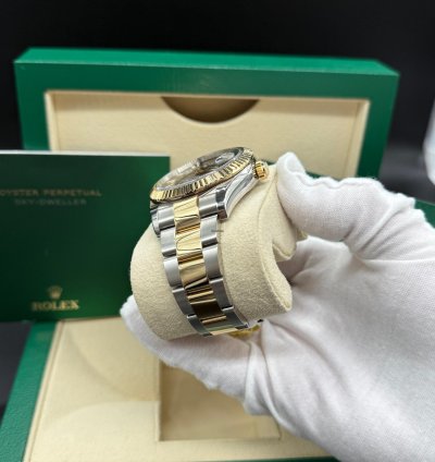 Rolex Sky-dweller Two Tone Black Dial New 2023 Complete Set
