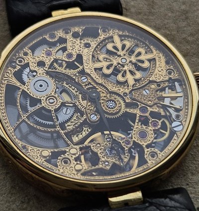 Patek Philippe Skeleton Automatic Yellow Gold 3878 31mm Extremely Rare