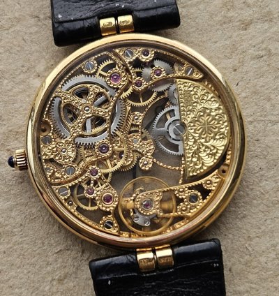 Patek Philippe Skeleton Automatic Yellow Gold 3878 31mm Extremely Rare