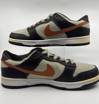 Nike Sb Dunk Low Sample Size 9 Light Stone Mesa Orange Brown