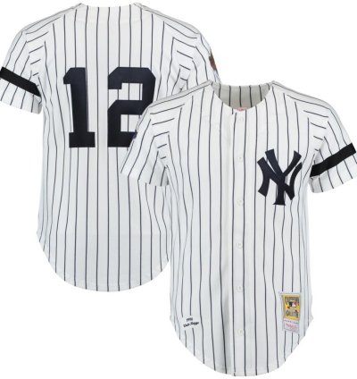 New York Yankees Wade Boggs White 1996 Throwback Jersey