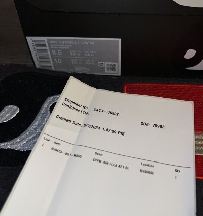 Nike Air Force 1 Cpfm Black