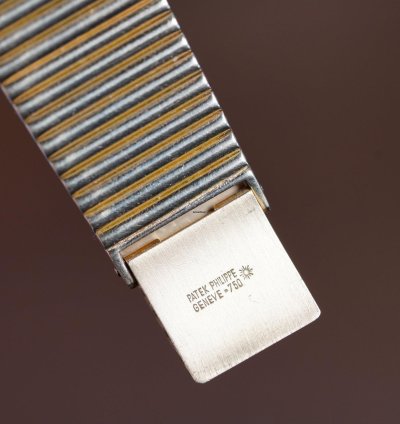 Patek Philippe Tiffany Co Onyx Dial Reference 3649-1 On Bracelet Unpolished