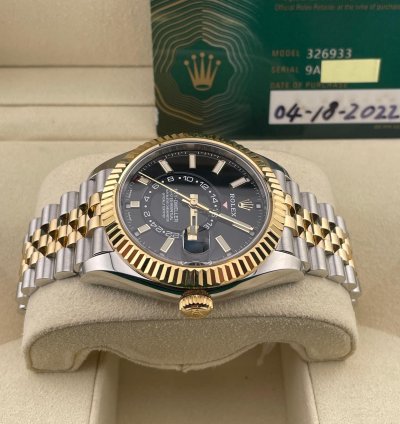 Rolex Sky-dweller Two-tone Black Dial