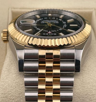 Rolex Sky-dweller Two-tone Black Dial
