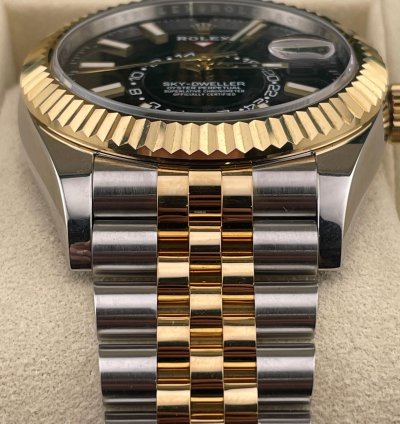 Rolex Sky-dweller Two-tone Black Dial
