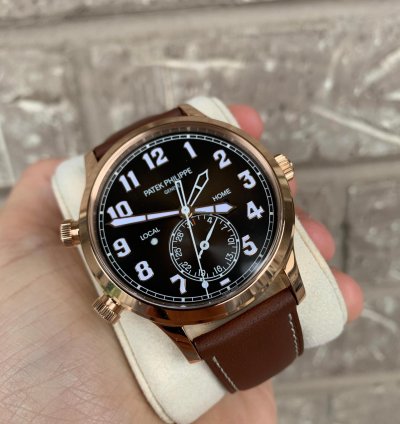 Patek Philippe Travel Time 5524r-001 Rose Gold Travel Time