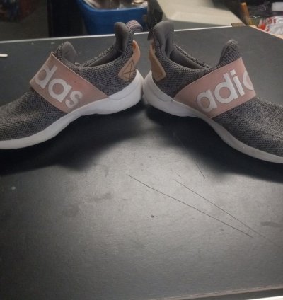 Adidas Girls Size 2 Shoe Quality Comfortable For Active Kids