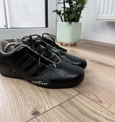 Adidas Goodyear 00sleather Driving Shoes Vintage Y2k Hype