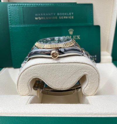 Rolex Sky-dweller Two-tone Yellow Gold Black Index Dial 326933