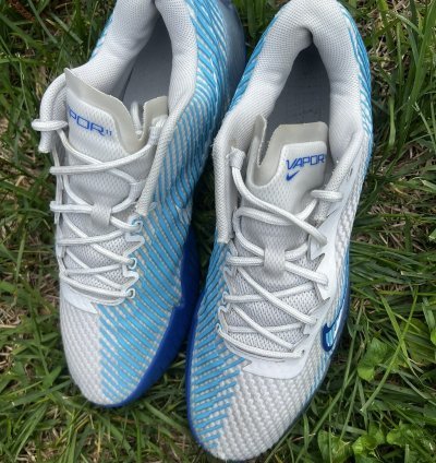 Clean Nike Air Zoom Vapor 11 Hc Size 12 Grey Blue Tennis