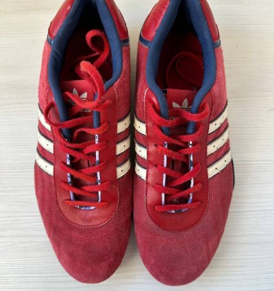 Adidas Goodyear Team Red Suede Racing Sneakers