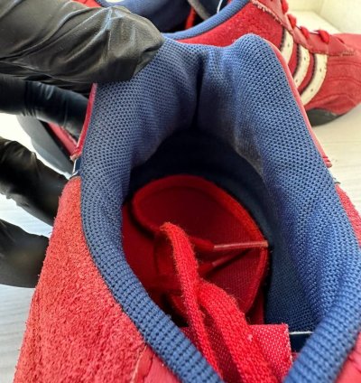 Adidas Goodyear Team Red Suede Racing Sneakers