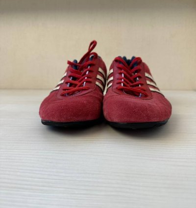 Adidas Goodyear Team Red Suede Racing Sneakers