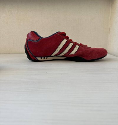 Adidas Goodyear Team Red Suede Racing Sneakers