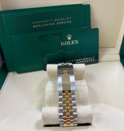 Rolex Sky-dweller Two-tone Yellow Gold Black Index Dial Jubilee 336933