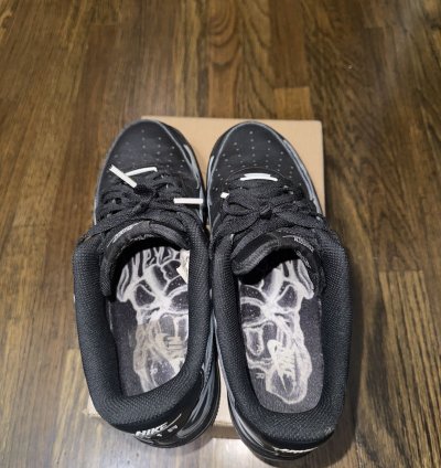 Nike Air Force 1 Low Black Skeleton Halloween 2019