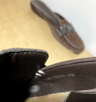 Cole Haan Nike Air Brown Suede Slides Mules D20286 6 5