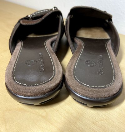 Cole Haan Nike Air Brown Suede Slides Mules D20286 6 5
