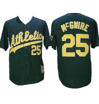 Oakland Athletics Mark Mcgwire Green Throwback Jersey