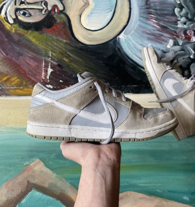 Nike Sb Dunk Low Summit White Wolf Grey
