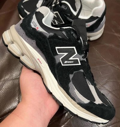 New Balance 2002r Protection Pack Black Grey Sneakers Us12ds