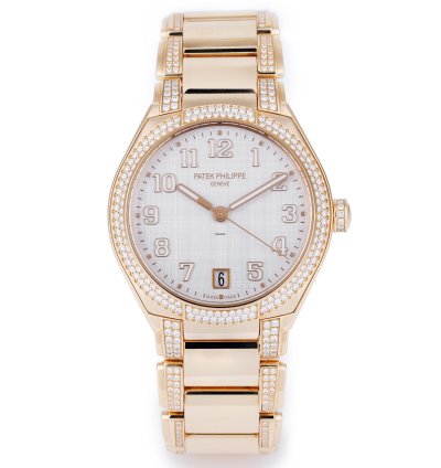 Patek Philippe Twenty 4 Automatic Ref 7300 1201r-001 18k Rose Gold Diamond Bezel Box And Papers 2022