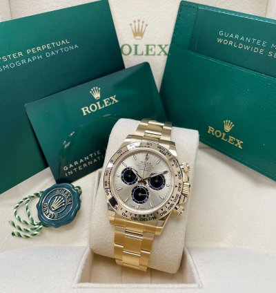 Rolex Daytona Unworn Cosmograph Daytona 126508 Champagne pikachu Dial Yellow Gold Oyster Bracelet 40mm