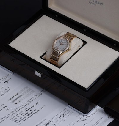 Patek Philippe Twenty 4 Automatic Ref 7300 1201r-001 18k Rose Gold Diamond Bezel Box And Papers 2022