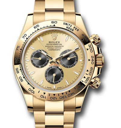Rolex Daytona Unworn Cosmograph Daytona 126508 Champagne pikachu Dial Yellow Gold Oyster Bracelet 40mm