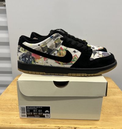 Nike Sb Dunk Low Supreme Rammellzee Size 11 New