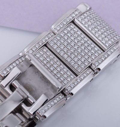 Patek Philippe Twenty 4 Ref 4908 50g 18k White Gold Full Pav Diamonds