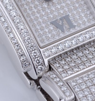 Patek Philippe Twenty 4 Ref 4908 50g 18k White Gold Full Pav Diamonds