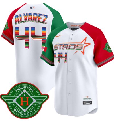 Yordan Álvarez Jersey 44 Astros 2025 City Connect Mexico Vapor Premier Limited Stitched Alternate