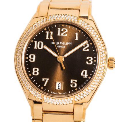 Patek Philippe Twenty 4 Ref-7300-1200r-001 18k Rose Gold Papers Bj-2021