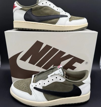 Jordan 1 Retro Low Og Sp Travis Scott Medium Olive