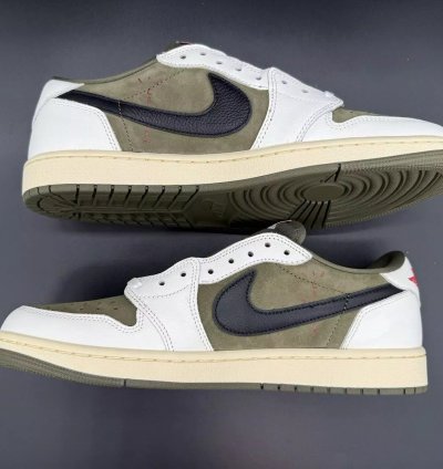 Jordan 1 Retro Low Og Sp Travis Scott Medium Olive
