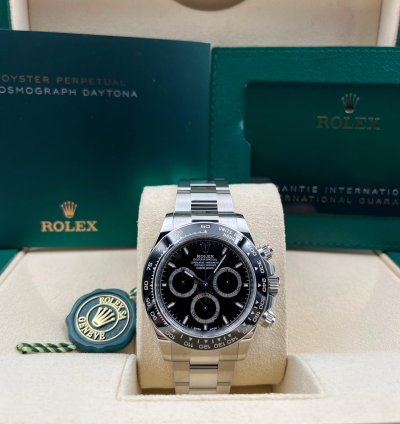 Rolex Daytona Unworn Cosmograph Daytona 40mm Black Dial 126500ln Box Papers 2025
