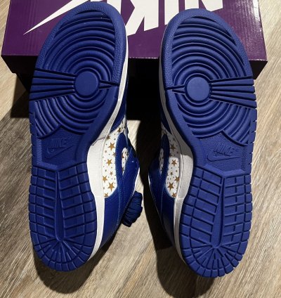 Nike Sb Dunk Low Supreme Stars Hyper Royal