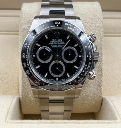 Rolex Daytona Unworn Cosmograph Daytona 40mm Black Dial 126500ln Box Papers 2025