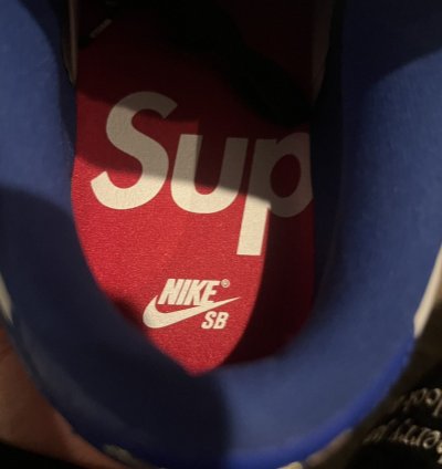 Nike Sb Dunk Low Supreme Stars Hyper Royal