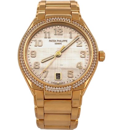 Patek Philippe Twenty 4 Rose Gold Automatic 36mm Diamond Bezel 2022 Box Papers