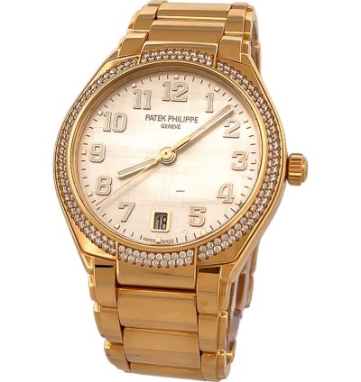 Patek Philippe Twenty 4 Rose Gold Automatic 36mm Diamond Bezel 2022 Box Papers